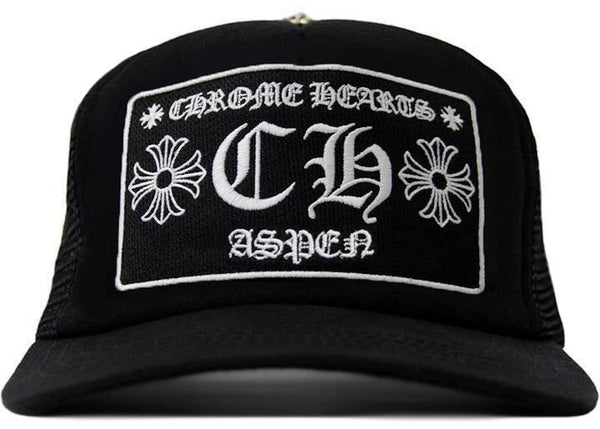 Chrome Hearts CH Aspen Exclusive Trucker Hat Black
