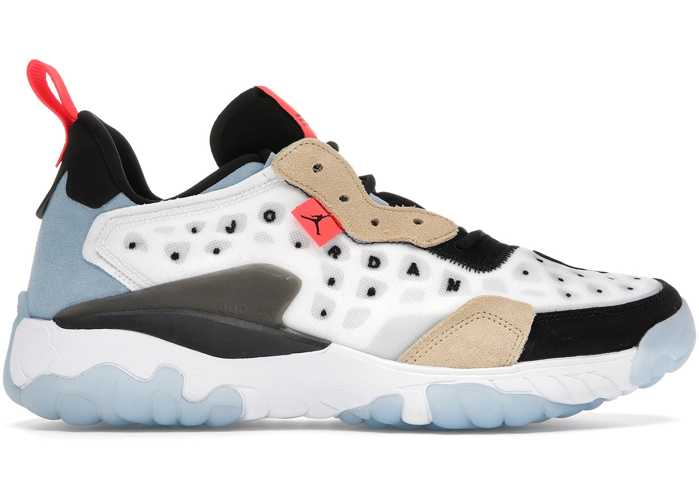 Jordan Delta 2 White Black Tan Infrared