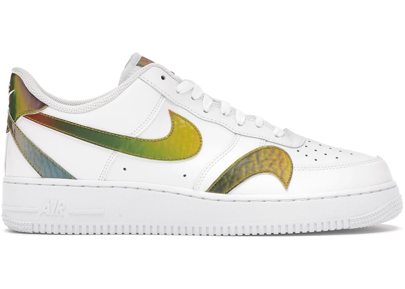 Nike Air Force 1 Low Misplaced Swooshes White Multi